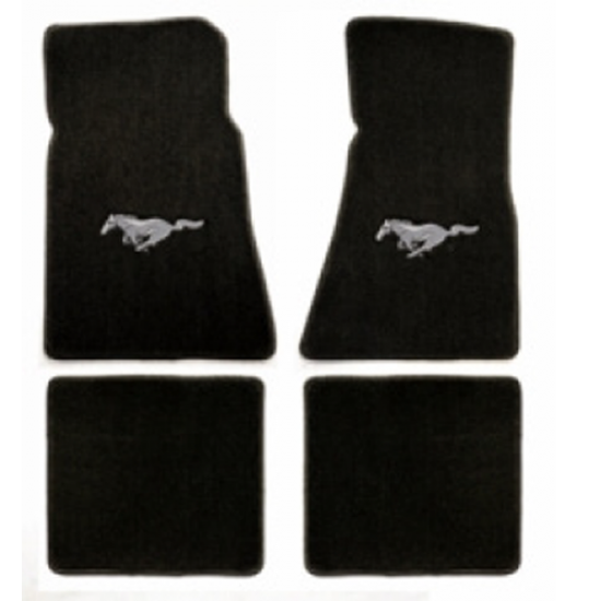Lloyd Mats Floor mat Pony logo Mustang 1979-1993